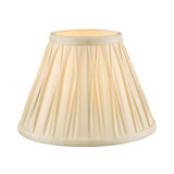 Laura Ashley Fenn Silk Empire Drum Shade Ivory 20cm/8 inch –  from Amos Lighting + Home