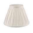 Laura Ashley Fenn Silk Empire Drum Shade White 20cm/8 inch –  from Amos Lighting + Home