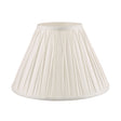 Laura Ashley Fenn Silk Empire Drum Shade White 25cm/10 inch –  from Amos Lighting + Home