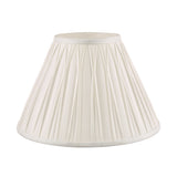 Laura Ashley Fenn Silk Empire Drum Shade White 25cm/10 inch –  from Amos Lighting + Home