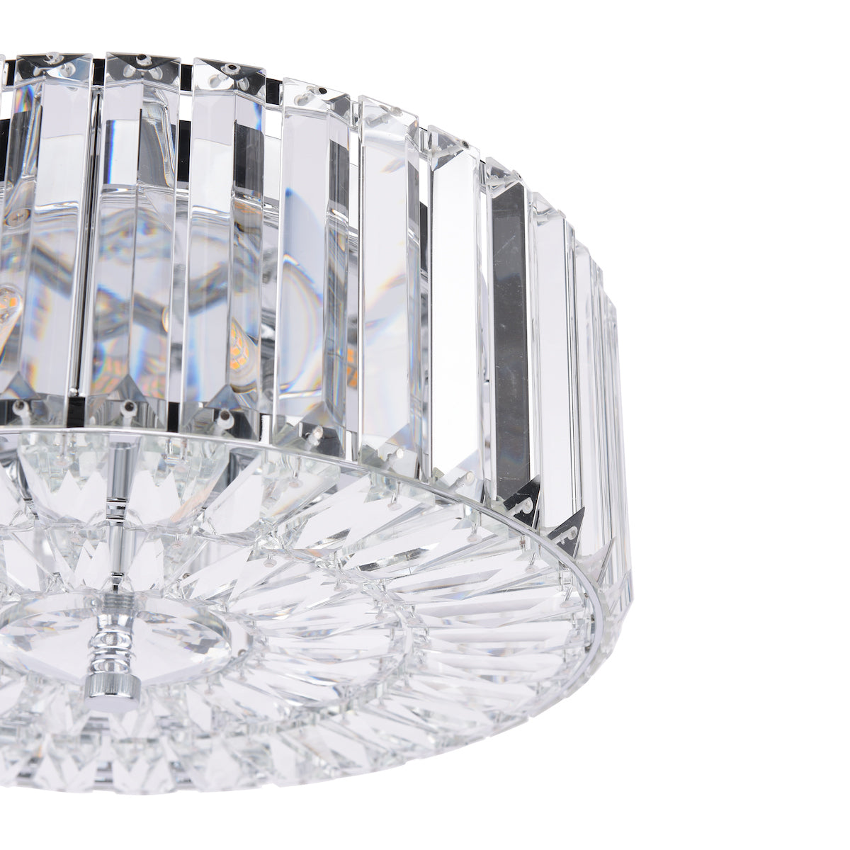 Laura Ashley Fernhurst 3 Light Flush Art Deco Ceiling Light –  from Amos Lighting + Home