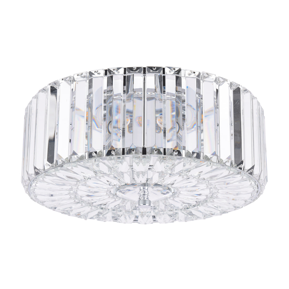 Laura Ashley Fernhurst 3 Light Flush Art Deco Ceiling Light –  from Amos Lighting + Home