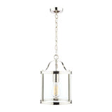 Laura Ashley Harrington Single Pendant Polished Nickel –  from Amos Lighting + Home