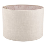 Laura Ashley Hazelton Drum Shade Silver/Pink 30.5cm/12 inch –  from Amos Lighting + Home