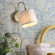 Laura Ashley Hemsley Wall Light Antique Brass and Ivory –  from Amos Lighting + Home