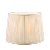 Laura Ashley Hemsley Pleated Silk Empire Drum Shade Cream 20cm/8 inch –  from Amos Lighting + Home