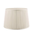 Laura Ashley Hemsley Pleated Silk Empire Drum Shade Cream 20cm/8 inch –  from Amos Lighting + Home