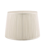 Laura Ashley Hemsley Pleated Silk Empire Drum Shade Cream 20cm/8 inch –  from Amos Lighting + Home