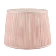 Laura Ashley Hemsley Pleated Silk Empire Drum Shade Pink 20cm/8 inch –  from Amos Lighting + Home