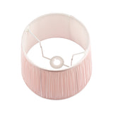 Laura Ashley Hemsley Pleated Silk Empire Drum Shade Pink 25cm/10 inch –  from Amos Lighting + Home