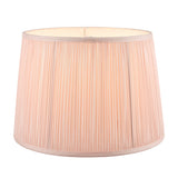 Laura Ashley Hemsley Pleated Silk Empire Drum Shade Pink 30cm/12 inch –  from Amos Lighting + Home