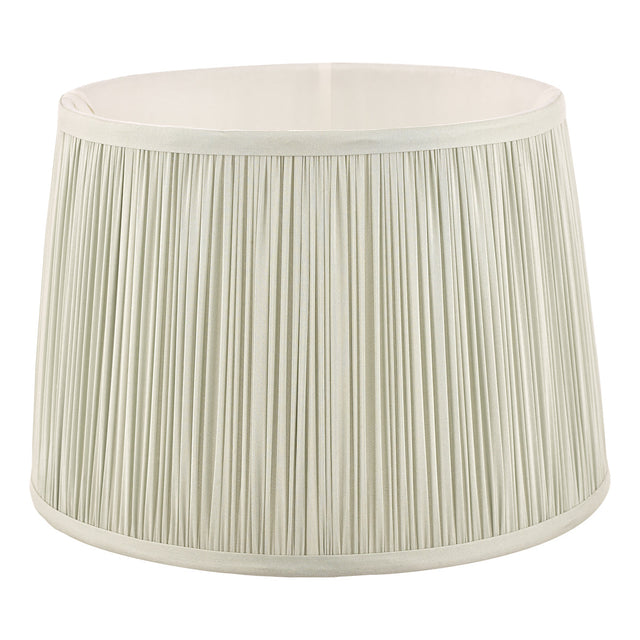 Laura Ashley Hemsley Silk Shade Sage 25.5cm/10 inch –  from Amos Lighting + Home