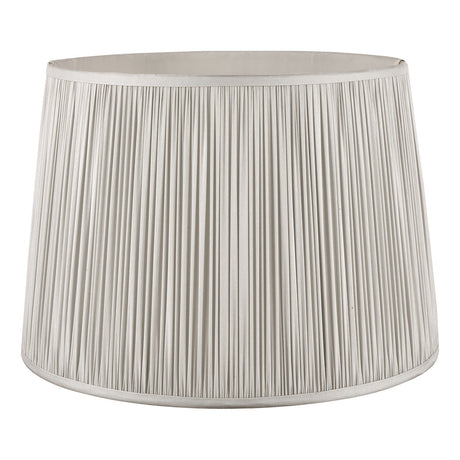 Laura Ashley Hemsley Silk Shade Silver 40.5cm/16 inch –  from Amos Lighting + Home