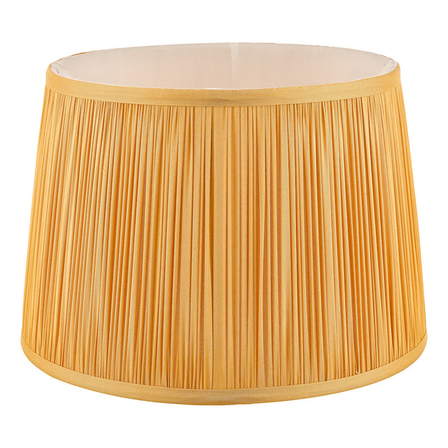 Laura Ashley Hemsley Silk Shade Yellow Ochre 25.5cm/10 inch –  from Amos Lighting + Home