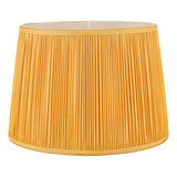 Laura Ashley Hemsley Silk Shade Yellow Ochre 30.5/12 inch –  from Amos Lighting + Home