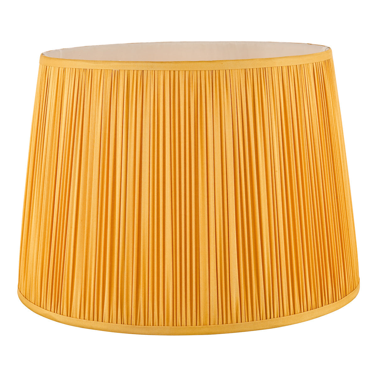 Laura Ashley Hemsley Silk Shade Yellow Ochre 40.5cm/16 inch –  from Amos Lighting + Home