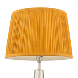 Laura Ashley Hemsley Silk Shade Yellow Ochre 40.5cm/16 inch –  from Amos Lighting + Home