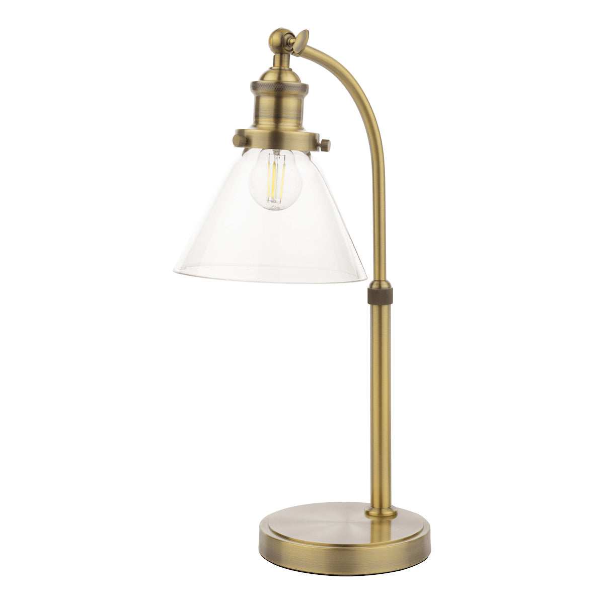 Laura Ashley Isaac Desk Lamp Antique Brass –  from Amos Lighting + Home