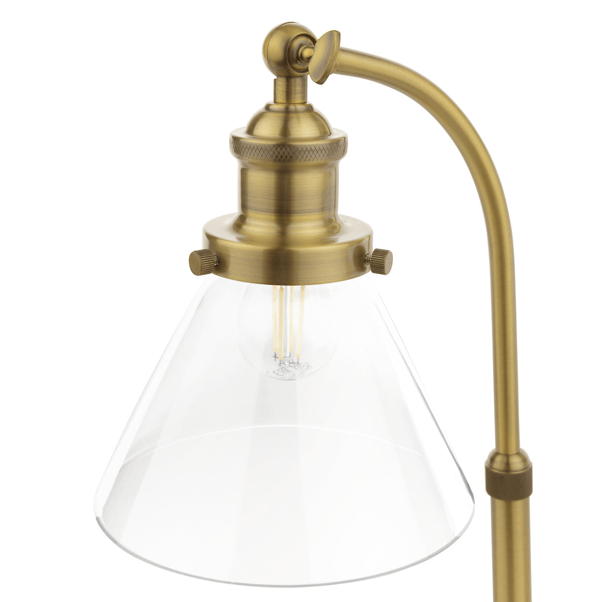 Laura Ashley Isaac Desk Lamp Antique Brass –  from Amos Lighting + Home