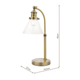 Laura Ashley Isaac Desk Lamp Antique Brass –  from Amos Lighting + Home