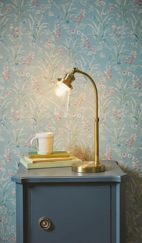 Laura Ashley Isaac Desk Lamp Antique Brass –  from Amos Lighting + Home