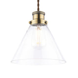 Laura Ashley Isaac Easy Fit Shade Antique Brass –  from Amos Lighting + Home