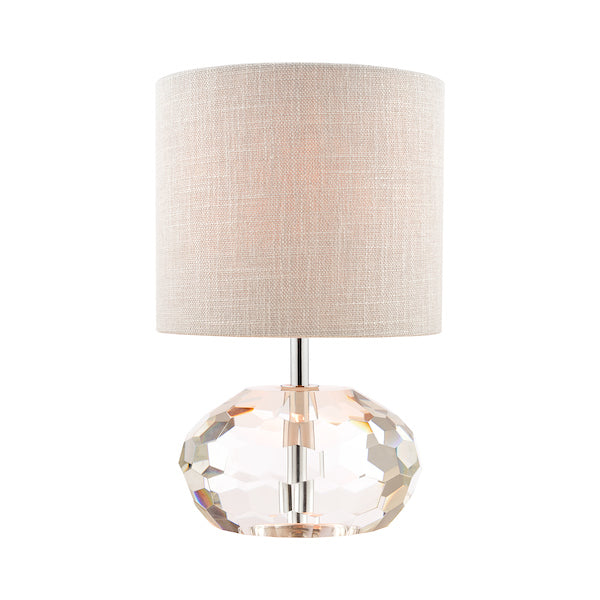 Laura Ashley Ivy Faceted Crystal Glass Table Lamp with Shade –  from Amos Lighting + Home