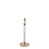 Laura Ashley Louis Twisted Glass Polished Nickel Column Table Lamp Base –  from Amos Lighting + Home