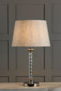 Laura Ashley Louis Twisted Glass Polished Nickel Column Table Lamp Base –  from Amos Lighting + Home