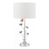 Laura Ashley Lyndale Table Lamp Distressed Silver Leaf –  from Amos Lighting + Home