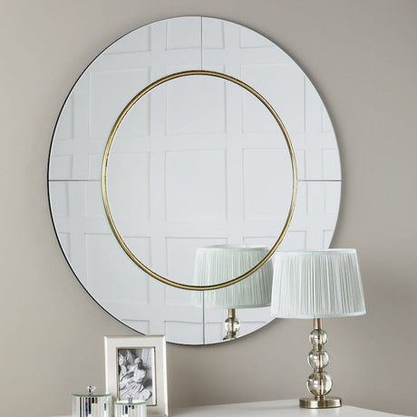 Laura Ashley Maya Round Mirror –  from Amos Lighting + Home