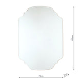 Laura Ashley Rochelle Rectangle Mirror –  from Amos Lighting + Home