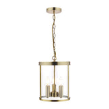 Laura Ashley Selbourne 3 Light Antique Brass Lantern Ceiling Light –  from Amos Lighting + Home