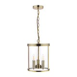 Laura Ashley Selbourne 3 Light Antique Brass Lantern Ceiling Light –  from Amos Lighting + Home