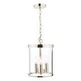 Laura Ashley Selbourne 3 Light Polished Nickel Lantern Ceiling Light –  from Amos Lighting + Home