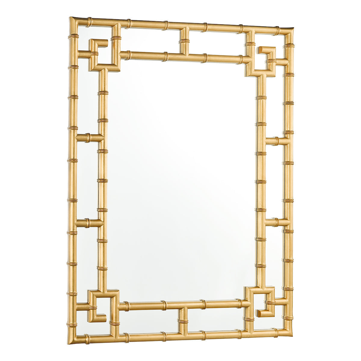 Laura Ashley Shawford Bamboo Effect Rectangle Mirror –  from Amos Lighting + Home