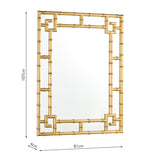 Laura Ashley Shawford Bamboo Effect Rectangle Mirror –  from Amos Lighting + Home