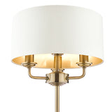 Laura Ashley Sorrento Table Lamp Antique Brass with Ivory Shade –  from Amos Lighting + Home