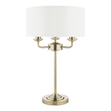 Laura Ashley Sorrento Table Lamp Antique Brass with Ivory Shade –  from Amos Lighting + Home