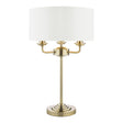 Laura Ashley Sorrento Table Lamp Antique Brass with Ivory Shade –  from Amos Lighting + Home