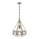 Laura Ashley Zaria Lantern Pendant Ceiling Light Antique Brass –  from Amos Lighting + Home