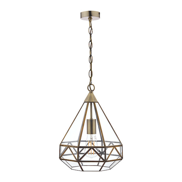 Laura Ashley Zaria Lantern Pendant Ceiling Light Antique Brass –  from Amos Lighting + Home