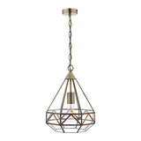 Laura Ashley Zaria Lantern Pendant Ceiling Light Antique Brass –  from Amos Lighting + Home