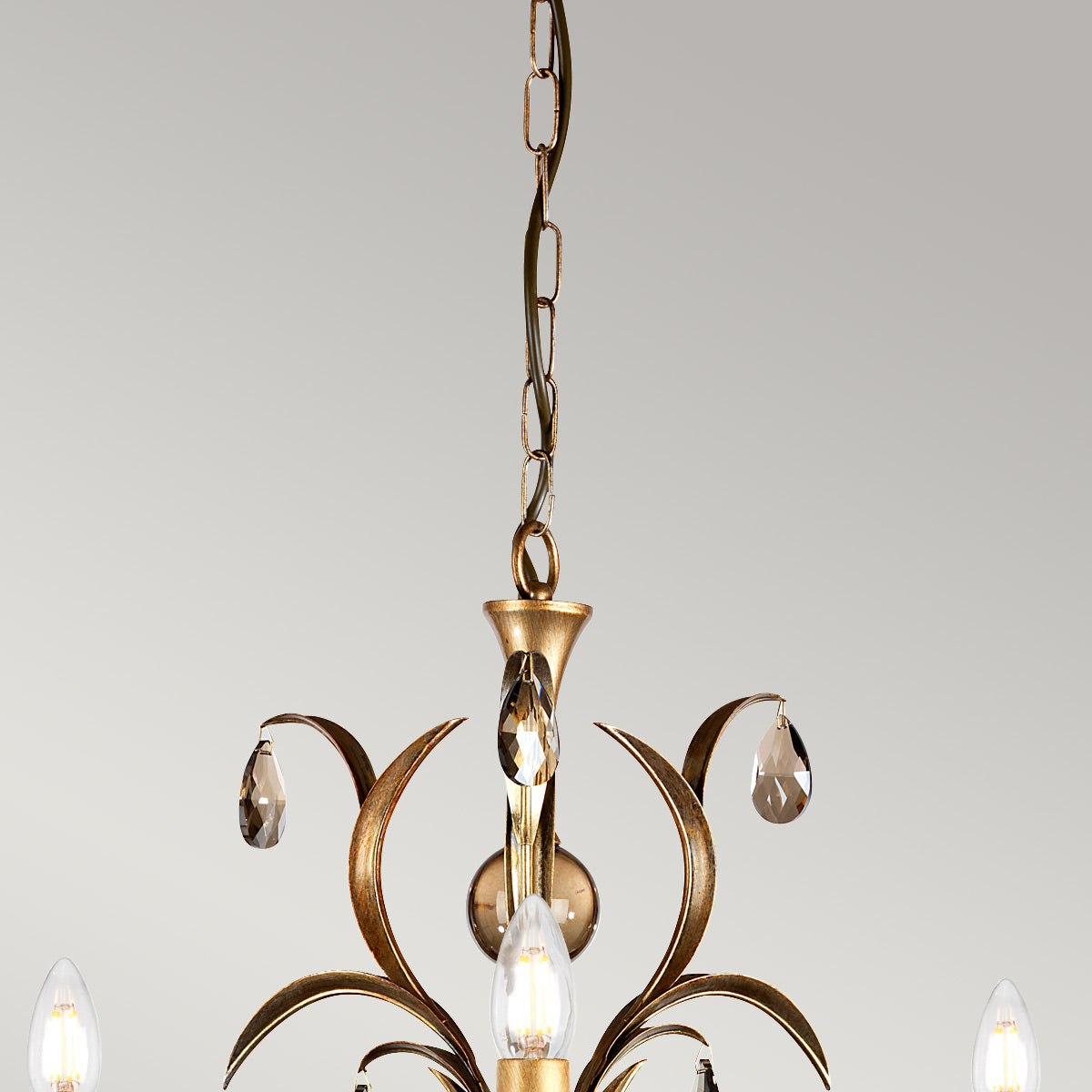 Elstead Lily 3 Light Chandelier