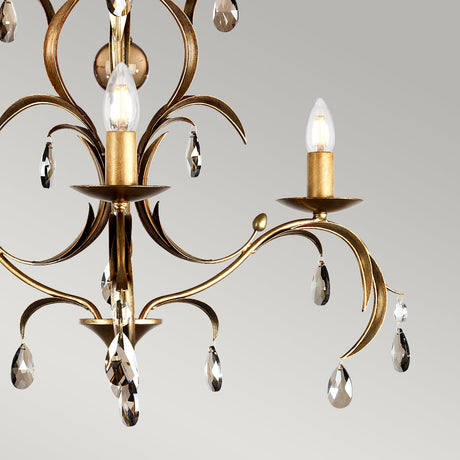 Elstead Lily 3 Light Chandelier