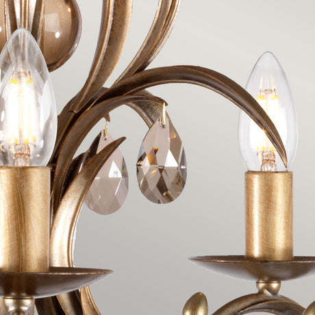 Elstead Lily 5 Light Chandelier
