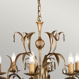 Elstead Lily 8 Light Chandelier