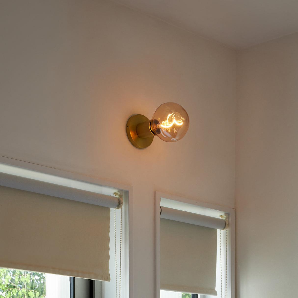 Tala Lochan Wall Light Anodised Brass IP44