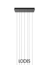 Lodes Rectangular Cluster Light Canopy