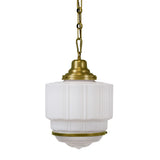 Soho Lighting The Dean Pendant Light Lacquered Aged Brass